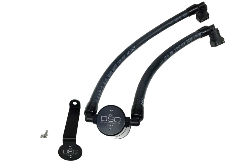 J&L 3031P-B 2015-2024 Ford Edge Sport/ST Passenger Side Oil Separator 3.0 - Black Anodized