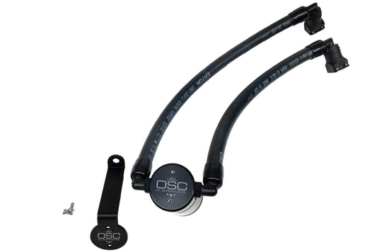 J&L 3031P-B 2015-2024 Ford Edge Sport/ST Passenger Side Oil Separator 3.0 - Black Anodized