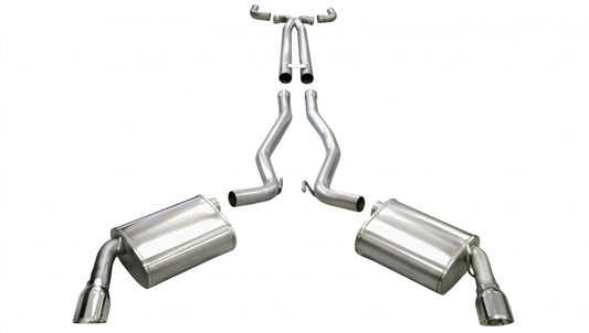 CORSA Performance 14954 Corsa 2010-2013 Chevrolet Camaro Convertible SS 6.2L V8 Manual Polished Sport Cat-Back + XO Exhaust