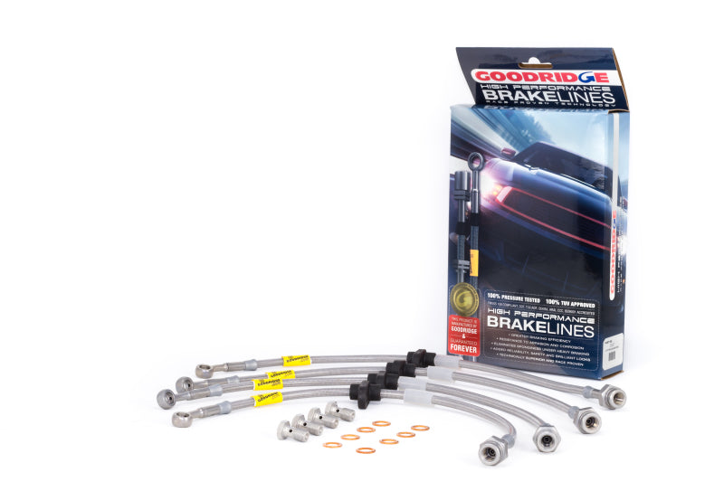 Goodridge 20037 97-01 Honda Prelude (Base Model) Stainless Steel Brake Line Kit