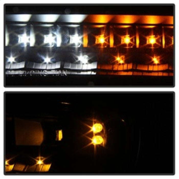 SPYDER 9037399 xTune GMC Sierra 99-06 /Yukon 00-06 Headlights & LED Bumper Lights - Black HD-JH-GS99-LED-SET-BK