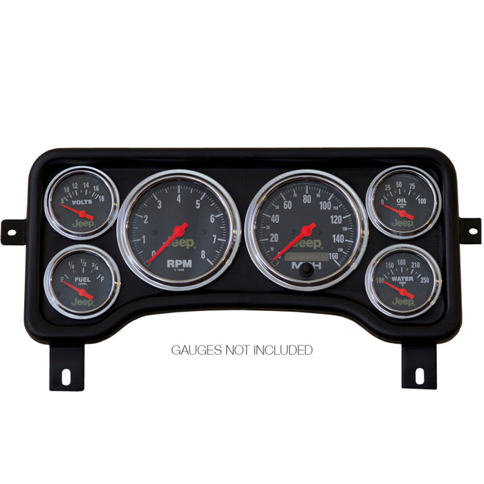 AutoMeter 5381 Autometer Jeep TJ/XJ Direct Fit Dash Panel 6 Gauge 3 3/8in x2 / 2 1/16in x4