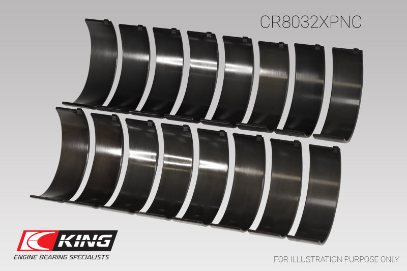 King Engine Bearings CR8032XPNC Chrysler 345/370 16V Connecting Rod Bearing Set