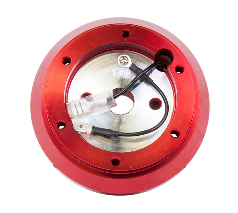NRG SRK-140H - RD Short Hub Adapter S13 Nissan 240 - Red