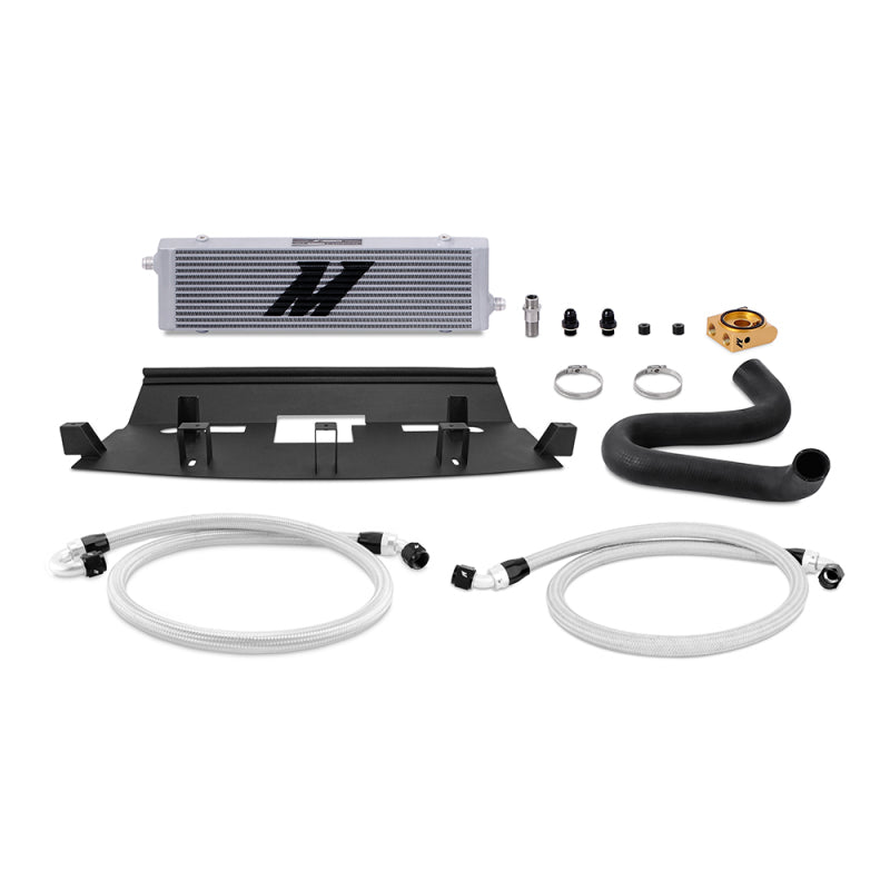 Mishimoto MMOC-MUS8-18T 2018+ Ford Mustang GT Thermostatic Oil Cooler Kit - Silver