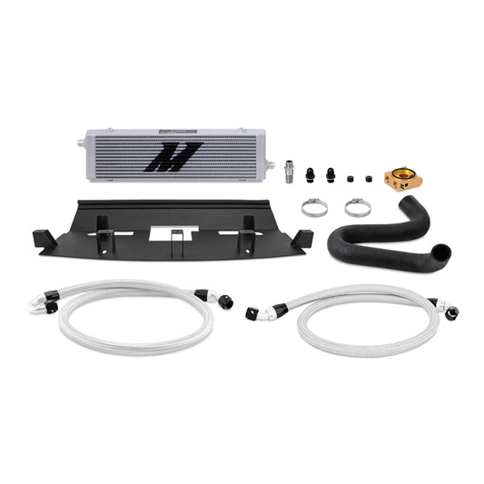 Mishimoto MMOC-MUS8-18T 2018+ Ford Mustang GT Thermostatic Oil Cooler Kit - Silver