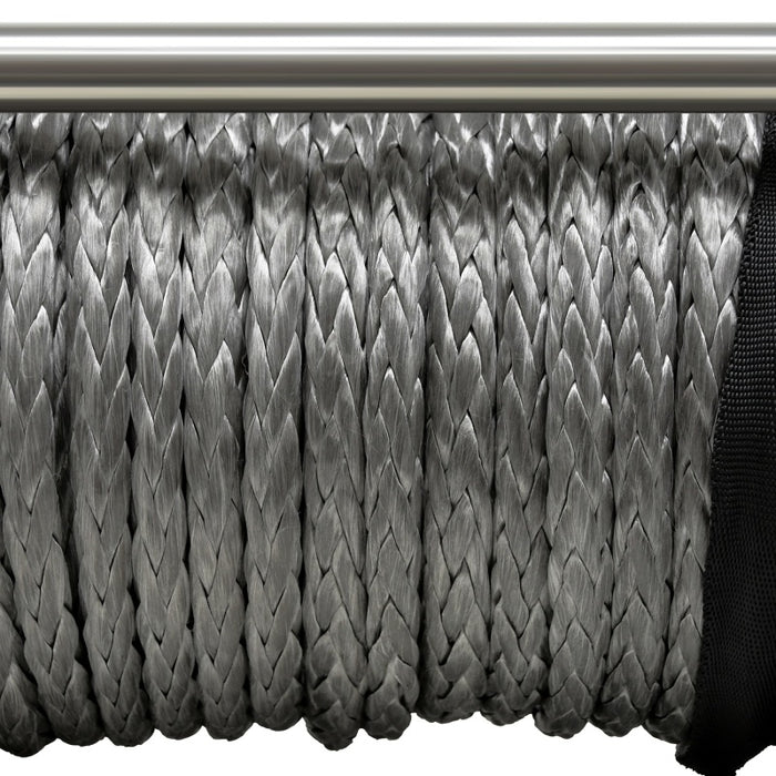 Superwinch 1511201 11500 LBS 12V DC 3/8in x 80ft Synthetic Rope Tiger Shark 11500 Winch