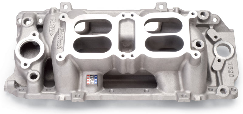Edelbrock EDE7520 BBC Performer RPM Dual Quad A/G Manifold - O/P