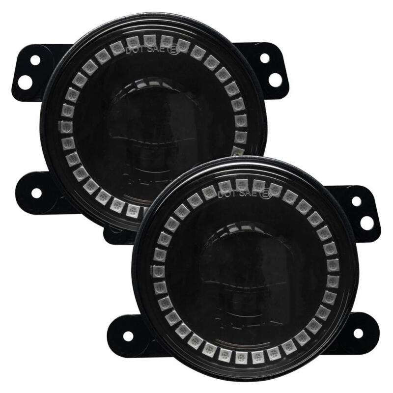 ORACLE Lighting 5846-334 Oracle Jeep Wrangler JK/JL/JT High Performance W LED Fog Lights - w/o Controller