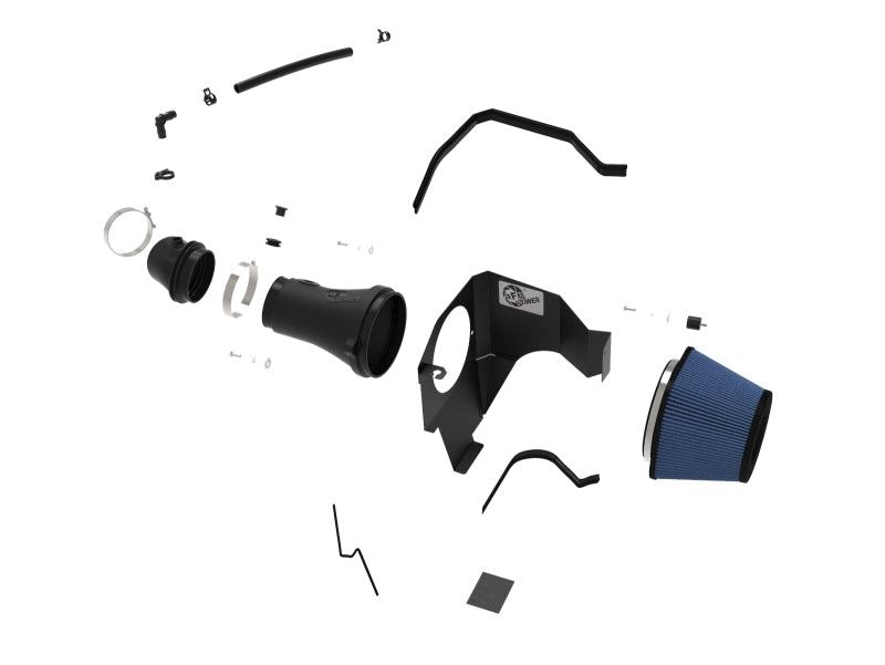 aFe 54-12852R 17-18 Dodge Challenger/Charger Magnum FORCE Stage-2XP Cold Air Intake System w/Pro DRY S- Black