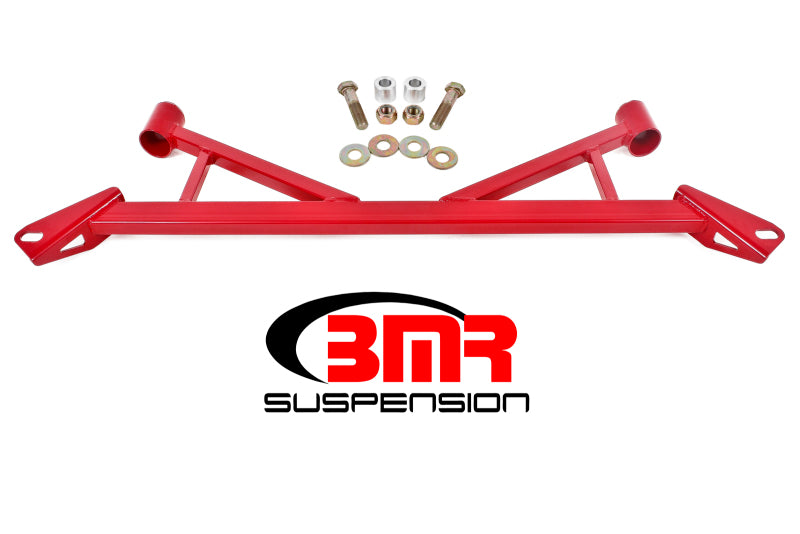BMR Suspension CB006R BMR 15-17 S550 Mustang Front 4-Point Subframe Chassis Brace - Red