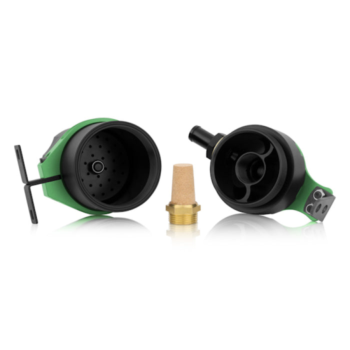 Mishimoto MMBCC-UNI-GN Universal Baffled Oil Catch Can - Green
