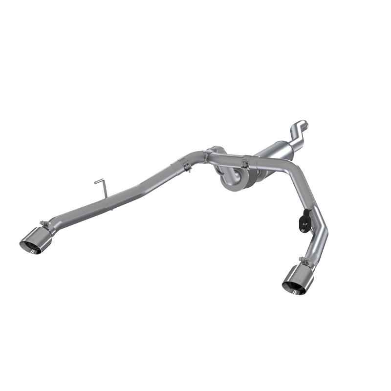 MBRP S5538AL 2020 Jeep Gladiator 3.6L 2.5in Dual Rear Exit Cat Back Exhaust Aluminized