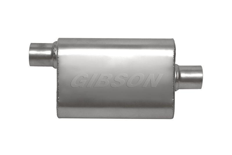 Gibson Exhaust GIB55140S CFT Superflow Offset/Cen ter Oval Muffler Stainle