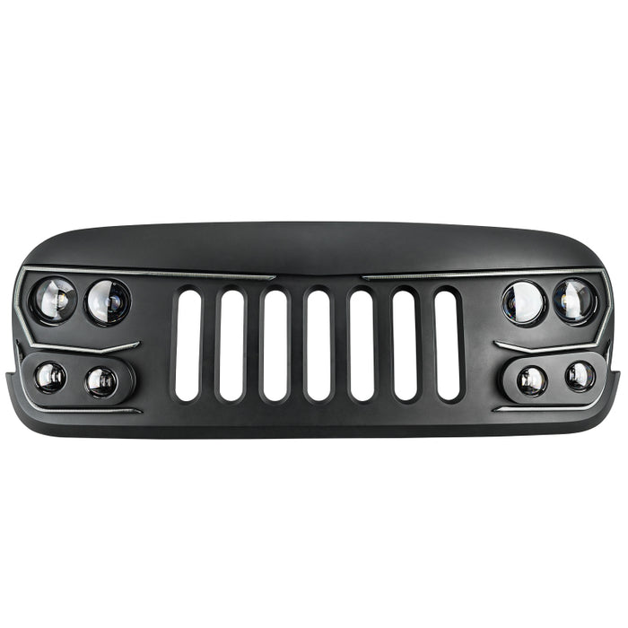 ORACLE Lighting 5817-PRO Oracle VECTOR Series Full LED Grille - Jeep Wrangler JK - NA