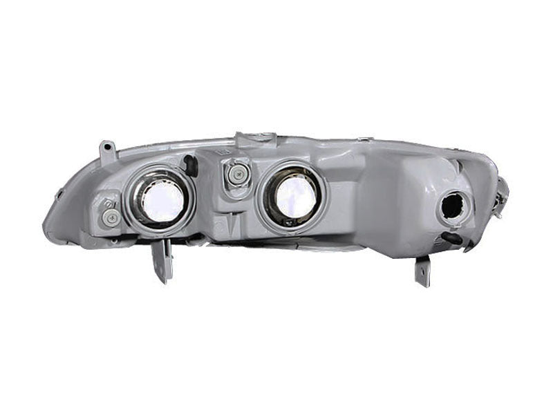 ANZO 121052 1998-2002 Honda Accord Crystal Headlights Black