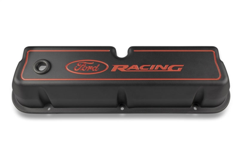 Ford Racing 302-003 Logo Die-Cast Black Valve Covers