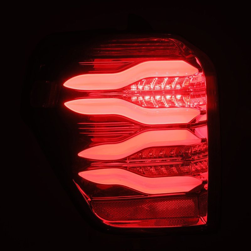 AlphaRex 690010 10-21 Toyota 4Runner PRO-Series LED Tail Lights Jet Black