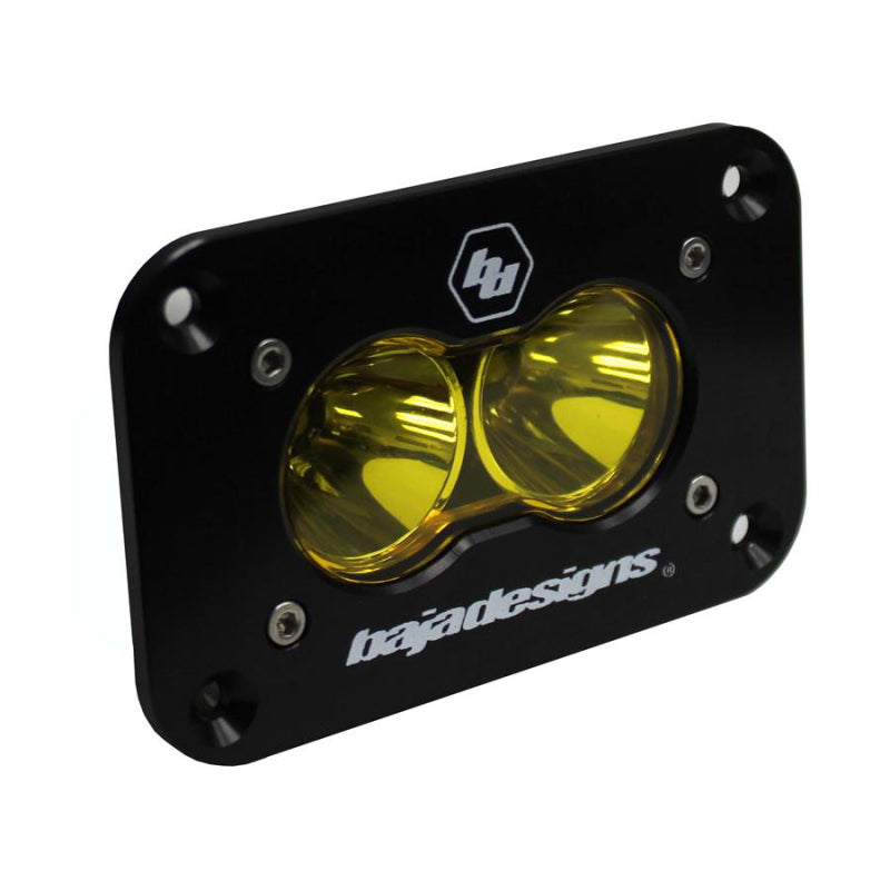 Baja Designs 541016 S2 Sport Flush Mount Work/Scene Pattern LED Work Light - Amber