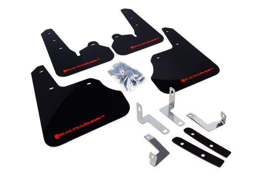 Rally Armor MF22-UR-BLK/RD 12-16 Subaru Impreza 4D/5D Black UR Mud Flap w/Red Logo