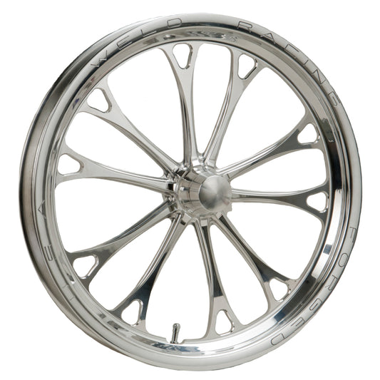 Weld Racing WEL84P-17000 V-Series Frnt Drag Wheel 1-PC 17x2.25 Polished