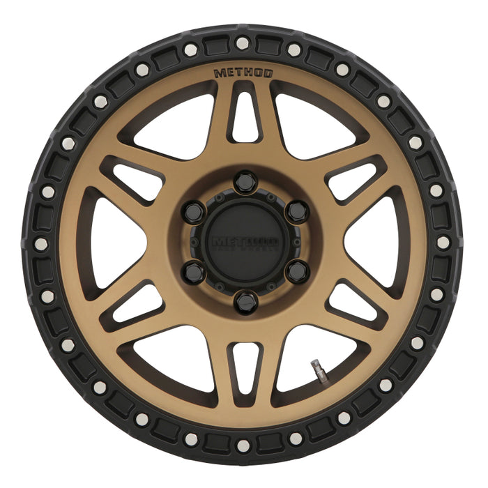 Method Wheels MR31278560900 Method MR312 17x8.5 0mm Offset 6x5.5 106.25mm CB Method Bronze/Black Street Loc Wheel