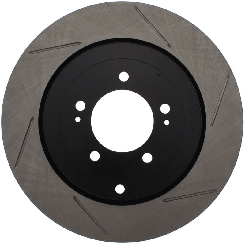 Stoptech 126.46075SR StopTech Power Slot 08-09 Evo 10 Slotted Right Rear Rotor
