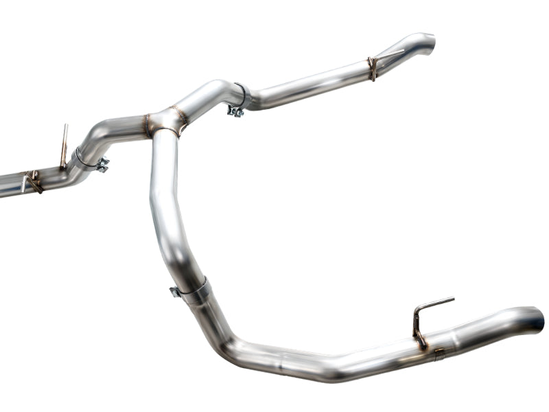 AWE Tuning 3015-31200 AWE 4th Gen GM 1500 5.3L 0FG Catback Split Rear Exit (w/ Bumper Cutouts) - OE Tips
