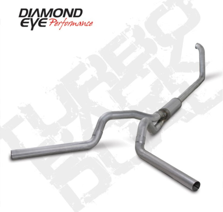 Diamond Eye Performance K4321A Diamond Eye KIT 4in TB DUAL AL: 00-03 FORD 7.3L F250/F350