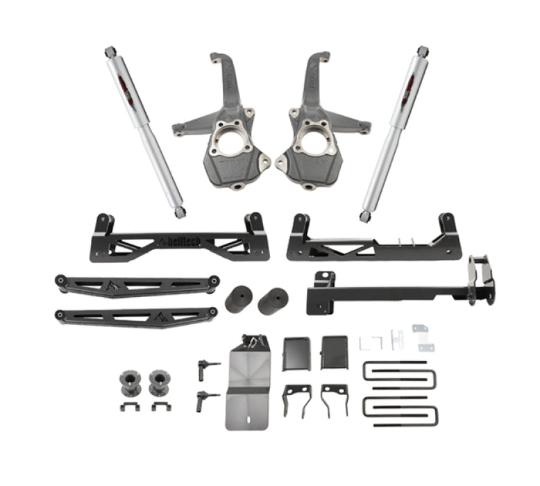 Belltech 150210BK 19-20 Chevrolet Silverado / GMC Sierra 1500 4WD 6in Suspension Lift Kit w/ Shocks
