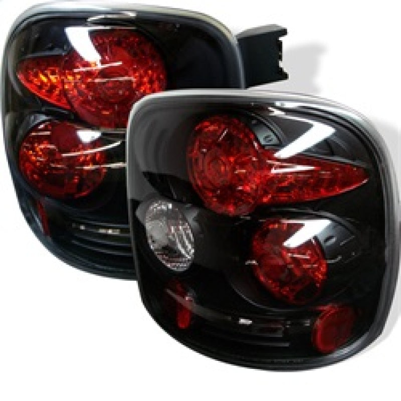 SPYDER 5002105 Spyder Chevy Silverado Stepside 99-04 Euro Style Tail Lights Black ALT-YD-CS99STS-BK