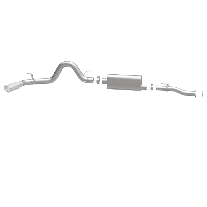 Magnaflow 19291 MagnaFlow Cat-Back 2016 Toyota Tacoma 3.5L V6 SS 3in Single Pass Side Exit Rear 4in Tip