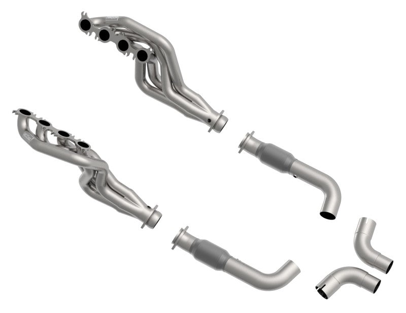 Kooks Headers 1156H630 Kooks 2020 Mustang GT500 5.2L 2in x 3in SS Headers w/GREEN Catted Connection Pipe