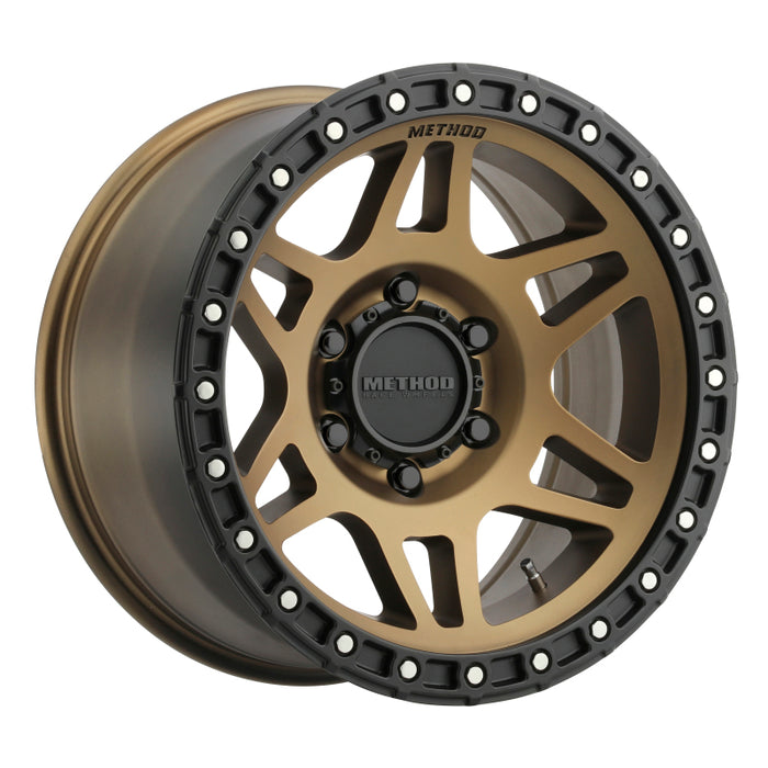 Method Wheels MR31278562900 Method MR312 17x8.5 0mm Offset 6x120 67mm CB Method Bronze/Black Street Loc Wheel