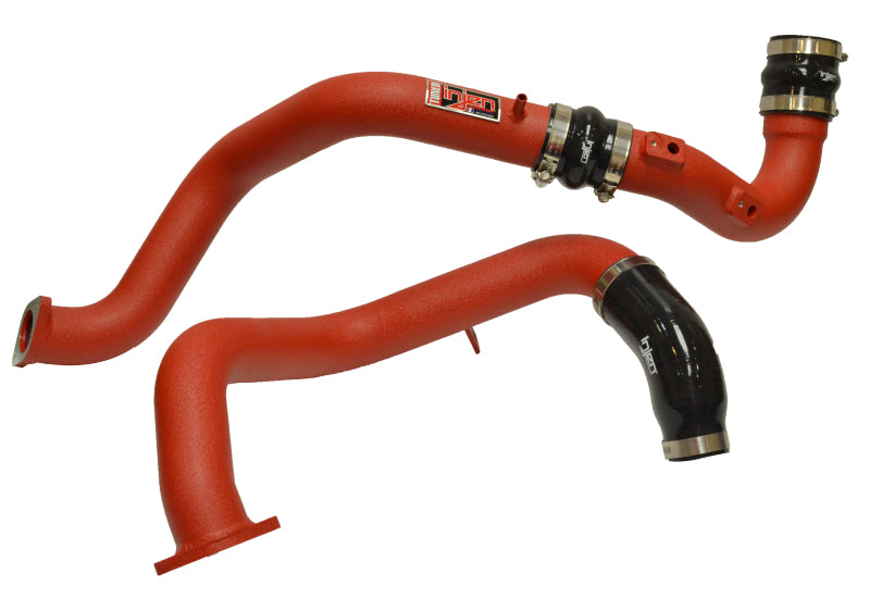 Injen SES1573ICPWR 16-20 Honda Civic 1.5L Turbo Aluminum Intercooler Piping Kit - Wrinkle Red