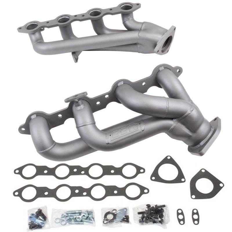BBK 4005 99-04 GM Truck SUV 4.8 5.3 Shorty Tuned Length Exhaust Headers - 1-3/4 Titanium Ceramic