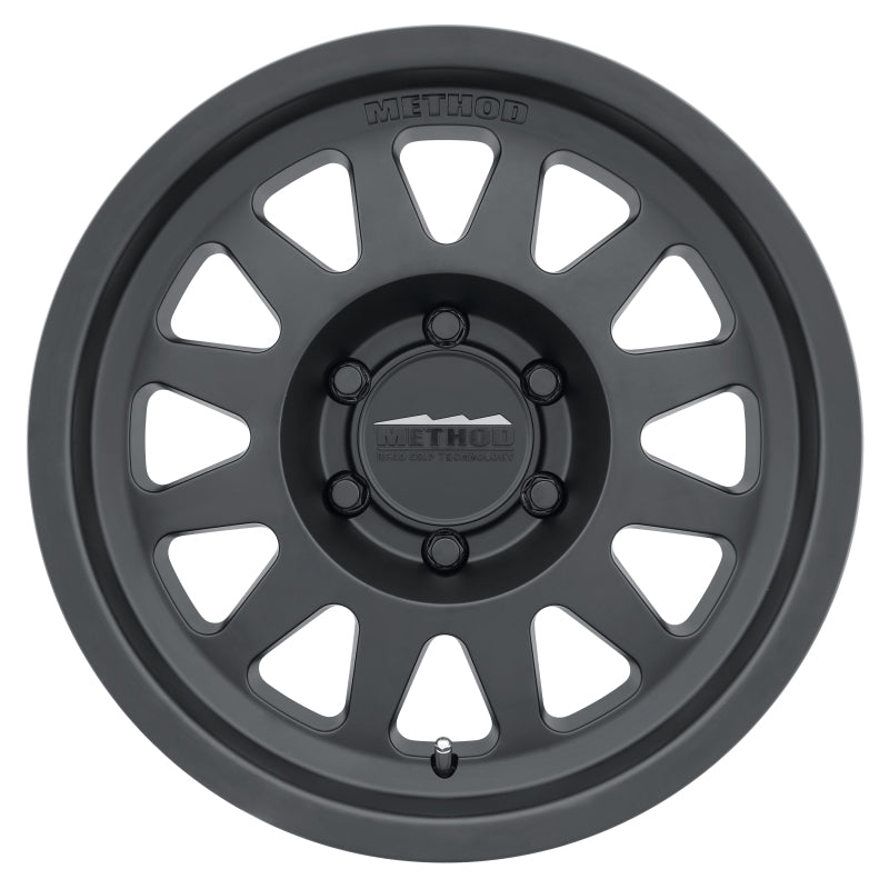 Method Wheels MR70478587500 Method MR704 17x8.5 0mm Offset 8x170 130.81mm CB Matte Black Wheel