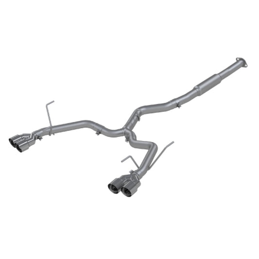 MBRP S4802304 15-19 Subaru WRX 2.0L/STI 2.5L 3in Dual Split Rear Exit w/ 3.5in Tips - T304 (Race Version)