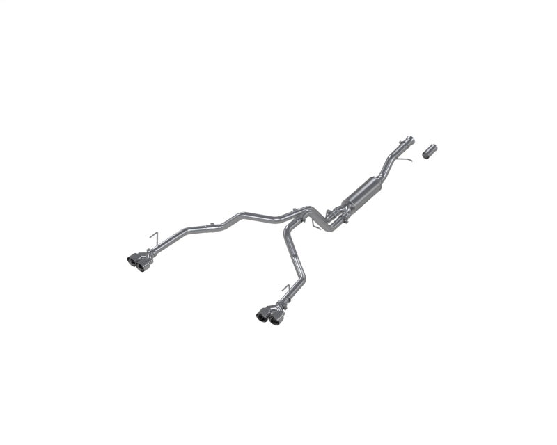 MBRP S5057AL 2021+ Chevy Tahoe / GMC Yukon Alum. 3in Cat-Back Dual Split Exhaust w/ Quad Tips