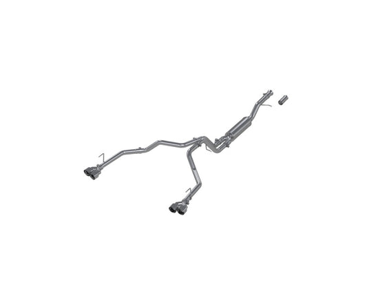MBRP S5057AL 2021+ Chevy Tahoe / GMC Yukon Alum. 3in Cat-Back Dual Split Exhaust w/ Quad Tips