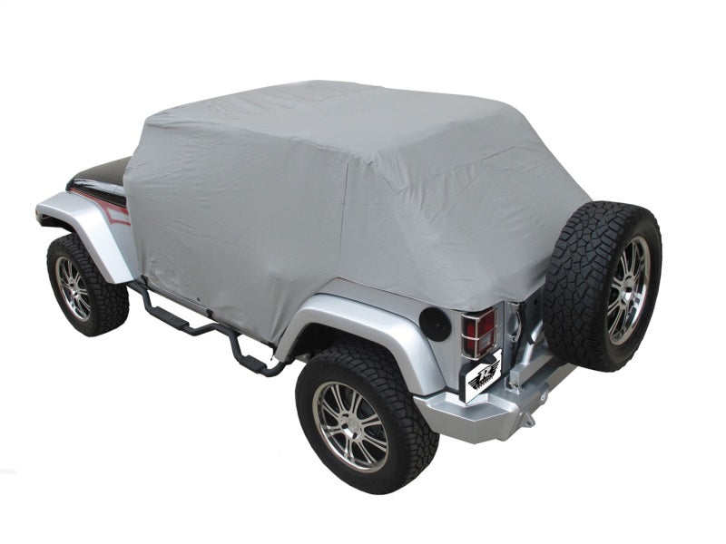 Rampage 1164 2007-2018 Jeep Wrangler(JK) Unlimited Cab Cover With Door Flaps - Grey