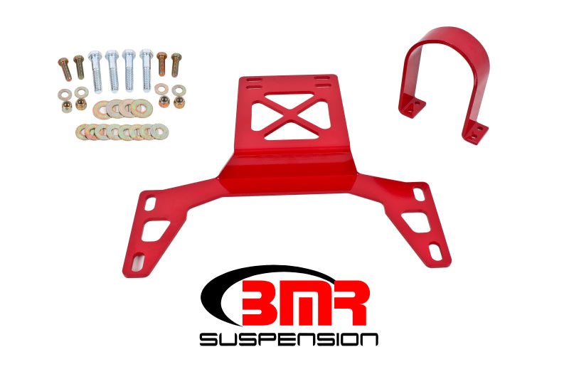BMR Suspension DSL020R BMR 07-14 Shelby GT500 Front Driveshaft Safety Loop - Red