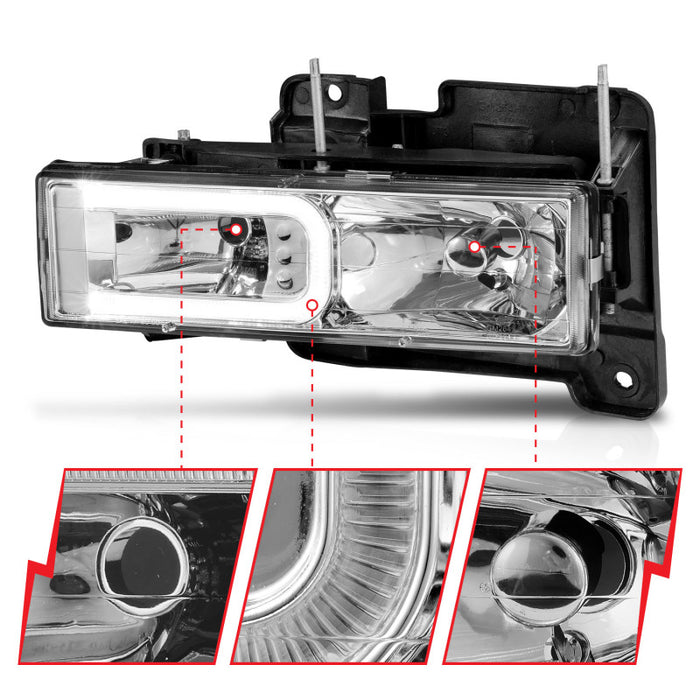 ANZO 111499 ANZ Crystal Headlights