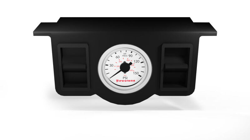 Firestone 2574 Pneumatic Dual Pressure Gauge - White Plastic (WR17602574)