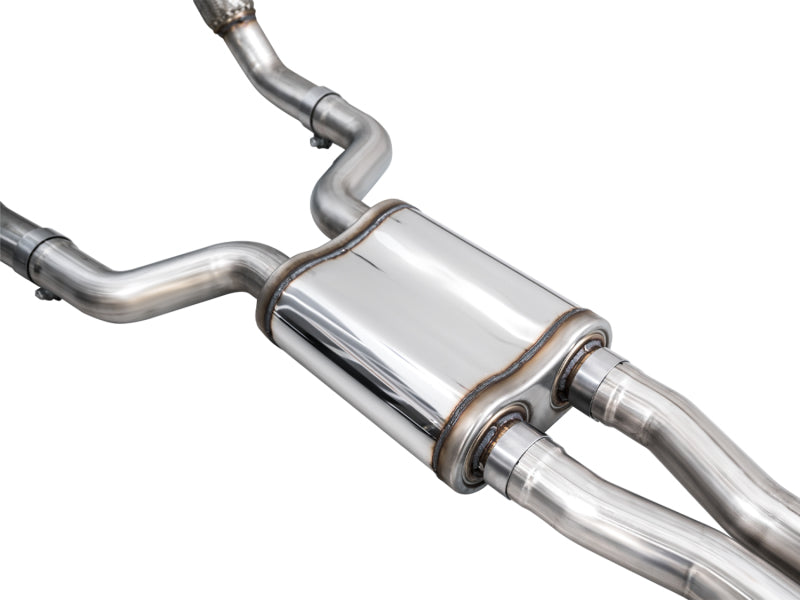 AWE Tuning 3025-33776 21-23 Audi C8 RS6/RS7 SwitchPath Cat-back Exhaust - Diamond Black Tips