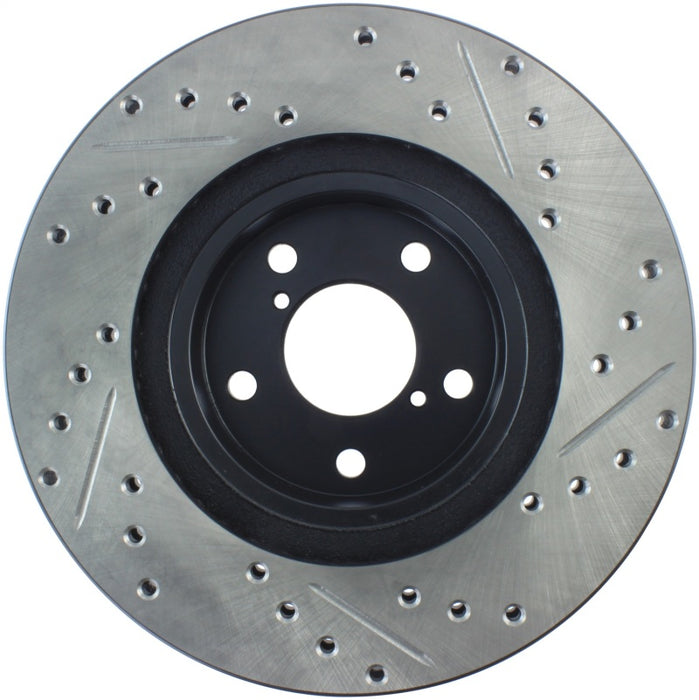 Stoptech 127.47012R StopTech Slotted & Drilled Sport Brake Rotor