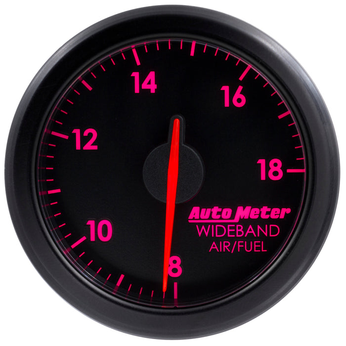 AutoMeter 9178-T Autometer Airdrive 2-1/6in Wideband Air / Fuel Gauge 10:1-17:1 ARF Range - Black