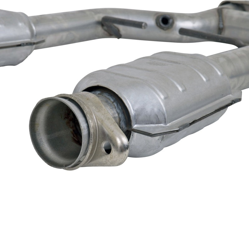 BBK 1538 96-04 Mustang 4.6 GT / Cobra Short Mid H Pipe w Catalytic Converters 2-1/2 For Long Tube Headers