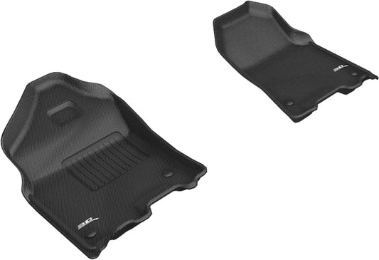 3D MAXpider L1DG02811509 2019-2020 Dodge RAM 1500 Crew Cab/Quad Cab Kagu 1st Row Floormat - Black