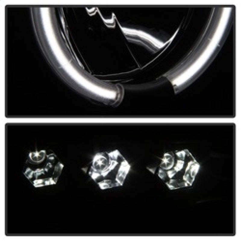 SPYDER 5078797 Spyder Dodge RAM 1500 02-05 03-05 Projector Headlights CCFL Halo LED Blk Smke PRO-YD-DR02-CCFL-BSM